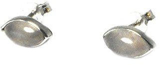 Rose QUARTZ Marquise Shaped Sterling Silver Earrings/STUDS 925-5 x 10 mm - (MRQST1404171)