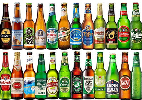 Reise um die Welt mit 24 Bieren Paket