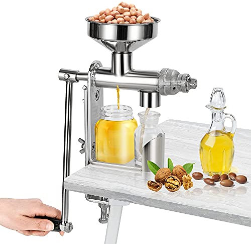 Manuelle Ölpresse Maschine Haushalt Öl Extraktor Erdnüsse Samen Öl Pressmaschine Expeller Öl Extraktor Maschine HY-03