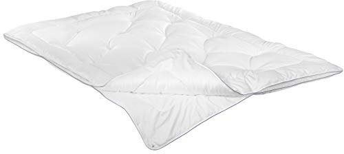 Irisette 4-Jahreszeiten-Bett Textilfaser weiß Größe 200x200 cm