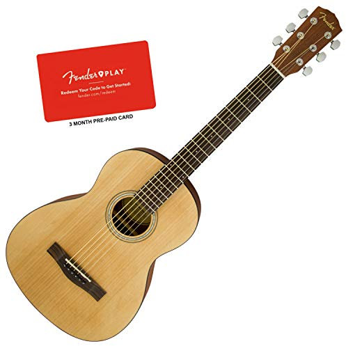 Fender FA-15 3/4 Stahlsaite (mit Tasche) für Akustikgitarre mit FenderPlay 3 Monate