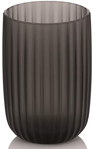 Kela Bathroom Tumbler Cup/Toothbrush Holder Lamina Collection, Anthracite