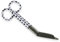 GIMA - Ciseaux d'infirmière en acier inoxydable 14 cm Motif traces 20509