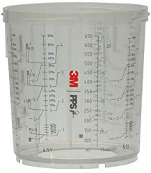 3M PPS Serie 2.0 Becher, Standard, 650 ml, PN26001