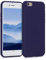 kwmobile Funda para Apple iPhone 6 / 6S Carcasa - Ultrafina de TPU y Silicona con Bordes elevados anticaídas - Azul Oxford