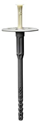 Fischer Tassello FIF-CN II 8/240 per Cappotti, Fissaggio a Percussione ad Alte Prestazioni per Sistemi Compositi di Isolamento Termico Esterno con Spina Composita,100 pezzi per confezione, 546452
