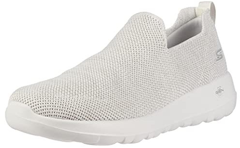 Skechers Go Walk MAX-Athletic Air Mesh Slip on Walking Shoe, Zapatillas para Caminar Hombre, Blanco Crema, 42 EU