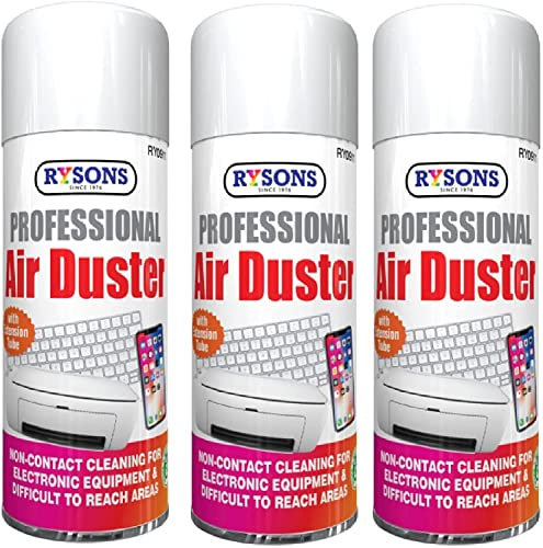 SKYTE® 3 X 200ML AIR CAN Duster Spray Can Cleaner Clean & Protects Laptop Keyboard Electronics