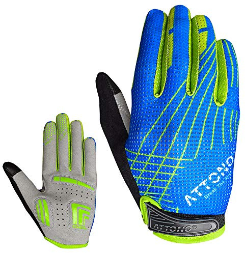 ATTONO Mountainbike Handschuhe Gel Fahrrad BMX Sommer Fahrradhandschuhe Touchscreen (9)