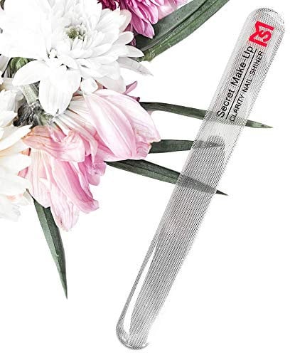 Clarity Nail Shiner - Buff and polish for natural nails with long-lasting shine - Professional glass manicure tool, No additives or chemicals just a pure salon-quality shine