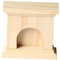 predolo 1/12 Puppenhaus Aus Holz Miniatur Kamin Modell Geburtstagsgeschenke für Kinder Mädchen
