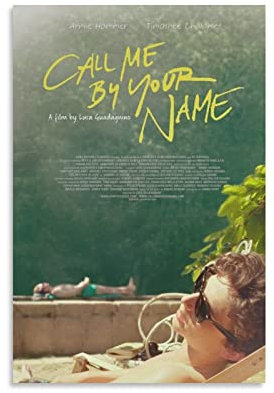 XINXUN Call Me by Your Name Gay Love Movie Art 6 Geschenke Leinwandgemälde Poster Wandkunst Dekorative Bilder Drucke Moderne Dekoration Gerahmt 30 x 45 cm