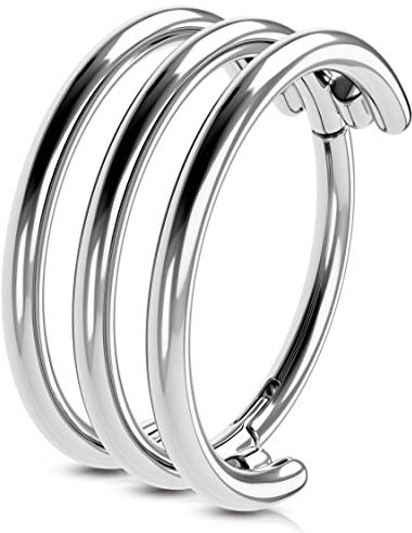 OUFER Body Piercing Helix Ohrringe Piercing Ring Schmuck 16G Conch Knorpel Ohrring 316L Chirurgenstahl Nasenring Tragus Daith Ohrringe Piercing Schmuck