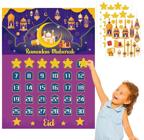 CO-Ramadan Deko-Kalender, 4 Stück