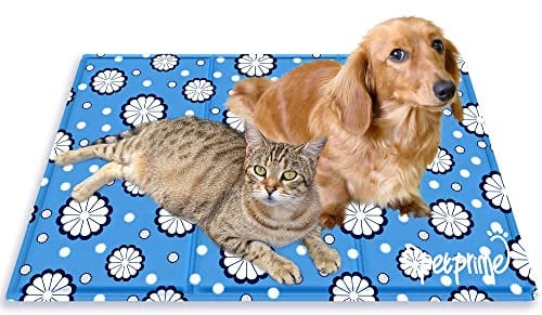 pet prime Dog Cooling Mats 90x60 cm, Cooling Mat for Dogs with Non-Toxic Gel