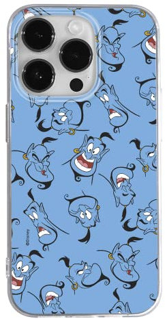 Ert Group custodia per cellulare per Apple Iphone 14 PRO MAX originale e con licenza ufficiale Disney, modello Genie 002 adattato in modo ottimale alla forma dello smartphone, custodia in TPU