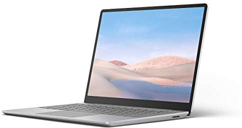 2020 Microsoft Surface Laptop Go with Intel Core i5-1035G1 (12.4-inch, 4GB RAM, 64GB SSD) (QWERTY English) Platinum (Renewed)