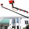 CGLYYDS 3-12m High Clean Teleskopstange mit Wasseranschluss,Fensterputzset, Fensterreiniger für Sonnenkollektoren - Interner Wasserschlauch,12FT/3.6M