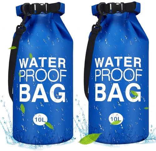 2 Pcs Swimming Pool Ladder Weights, Foldable 10L Pool Stair Weights Step SandBag for Above Ground Pools, Pool Step Weights Fillable Anchor Bag Container for Ladders Entry Systems (Blue-2pcs)