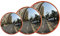 Miroir convexe de 60 cm - Grand angle de 130° - Résistant aux intempéries - Avec support mural - Pour garage, trafic, allées, cour