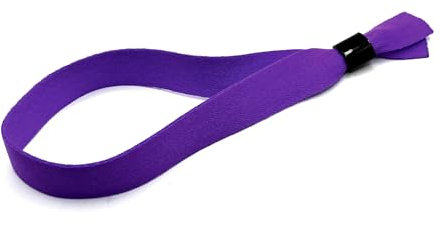 Europaband 50 Stück Stoff Armbänder - ID-Armbänder für Veranstaltungen (Violett)