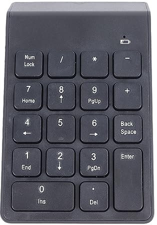 Pavés Numériques sans Fil, pavé Numérique Bluetooth 5.0 à 18 Touches, Clavier Numérique de comptabilité Financière sans Fil, pavé Numérique Portable pour Ordinateur, PC, Bureau