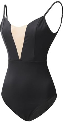 ROYAL SMEELA Ballett Trikot Damen Hosenträger Tanz Leotard Body Tanztrikot Ballettanzug Ballettkleidung