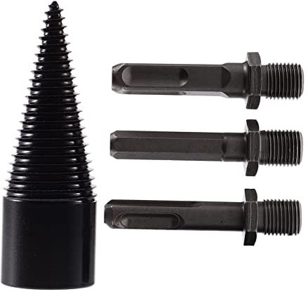 BESPORTBLE Holzspalter-bohrer-set Feuerholz-bohrer Kohlenstoffstahl 32 Bits 3 Griffe Effiziente Aufgabenerledigung