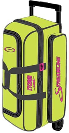 Storm Streamline Bowlingtasche mit 3 Kugeln, Limettengrün/Grau