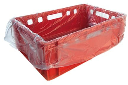 1000 HDPE Säcke E3-E2 Kistenbeutel 650+450x650 mm