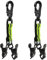 OFFCUP Feuerwehr Handschuhhalter, 2 Stück Doppelter Clip Handschuh Clips, Handschuhclips mit Karabinerhaken, Handschuh Clips Halter zum Aufhängen von Handschuhen, Schutzhelmen, Handtüchern (Grün)