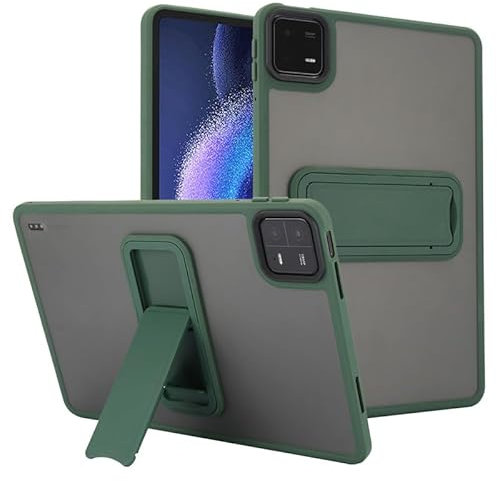 for Xiaomi Mi Pad 6/6 Pro 11-Inch 2023 Case with Kickstand, Slim Fit Lightweight, Soft Touch, Hard PC Shockproof Protective Tablet Case, Green