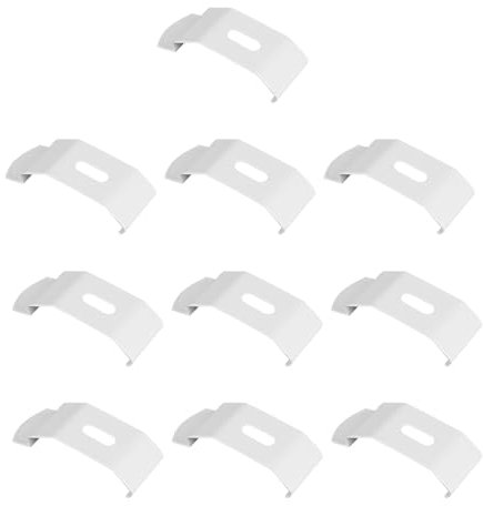 Tiardey Lot de 10 Supports de Fixation supérieurs pour Stores verticaux, matériel de Montage réglable de qualité Professionnelle pour Une Installation Facile, adapté au Rail supérieur de 38 mm