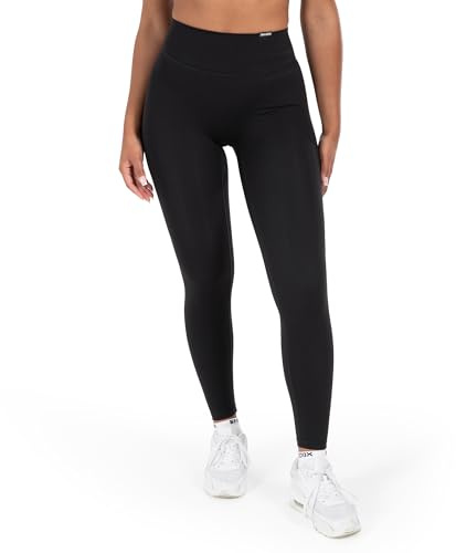 SMILODOX Leggings Damen Selina, High Waist Shaped Fit Sporthose mit hohem Bund, Blickdicht Push-Up Yogahose, elastisch Seamless Fitnessleggings für Workout, Gym, Yoga, Laufen und Alltag