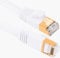 ATEK 10m/32.8ft Flat Ethernet Cable Cat7, High Speed SSTP RJ45 Internet Cable LAN Patch 10Gbps 600MHz Pure Copper Wire Shielded and Gold Plated Network Cable for Router Modem Gaming PS5 Xbox Switch