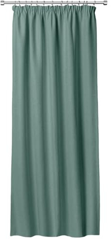 Rollmayer LuxShade Exklusiv Universalband Eukalyptus B140xH150 1 Stück | Verdunkelungsvorhang, Thermovorhang, Blickdicht, Pflegeleicht
