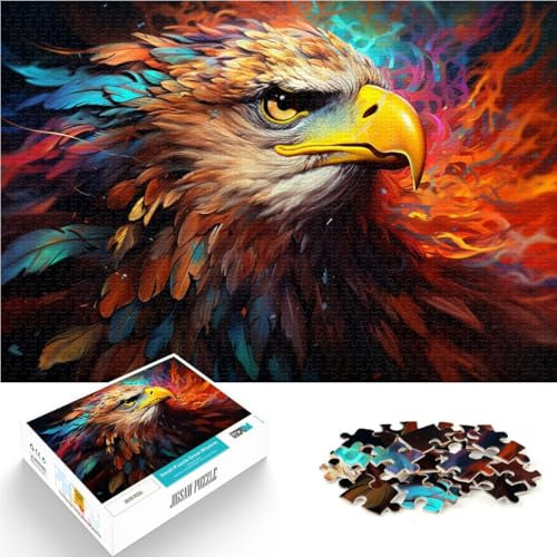 Puzzle adulto 1000 pezzi Falco Puzzle Familiare Divertente Aiuta il Cervello a esercitare Giocattoli avvincenti per coltivare la Pazienza 50x75cm