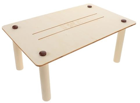 IMIKEYA Kampftisch Tischspiele Für Erwachsene Kleine Plattform Badewannenbank Hamstersand Plattformen Für Hamster Kleintierlebensraum Hamsterzubehör Für Käfige Hölzern Beige