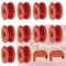 SilverChry Bobine de Fil de Coupe Bordure, 10 Bobines + 2 Couvercle, Fil Taille Bordure, Fil Coupe Bordure Compatible avec Coupe Bordure, Bobine Fil Coupe Bordure Remplacement pour Worx