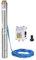 Bomba de pozo profundo de 4 1.5HP Bomba de agua sumergible Bomba de pozo + Cable de 40 m herramientas eléctricas