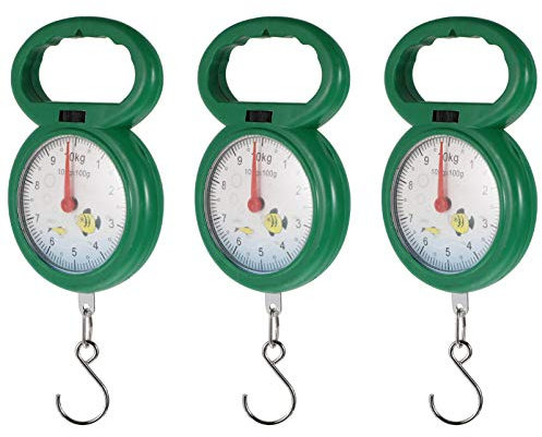 TOVINANNA 3Pezzi Portatile Gancio per Pesatura e Pratica Strumento Pesatura e Portatile per Valigie e Domestici