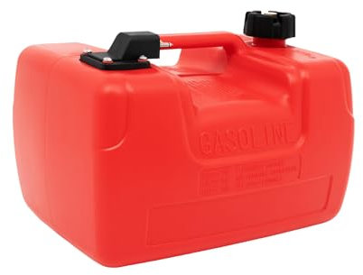 6.5HP Außenbordmotor Benzinmotor,4 Takt Außenborder Motor,123CC Benzinmotor mit CDI Zündsystem, Wassergekühlter System,Heavy Duty Boot Motor Für Aufblasbare Fischerboot,40CM/16In Short Shaft (Rot)
