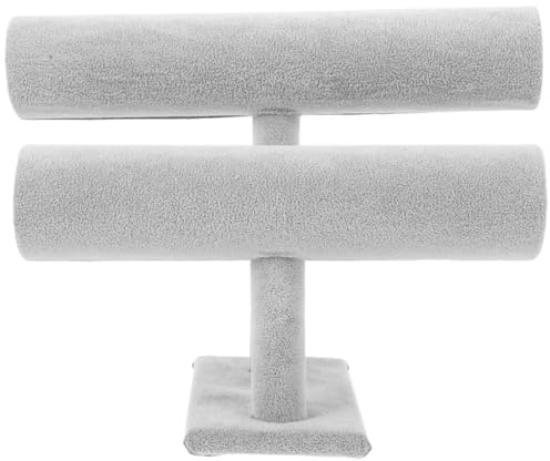 Hemobllo Porte-Bracelet À 2 Étages Démontable Présentoir De Bracelet Et Porte-Bijoux Pour Organiser Les Bijoux Protéger Des Rayures Et Des Éclaboussures Idéal Maison Et Boutique 10.43 X 7.87 X 5.12 in
