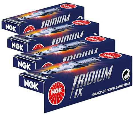 NGK Zündkerze DPR8EIX-9 Iridium IX 2202 (Packung mit 4)