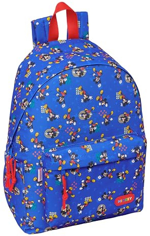 MICKEY MOUSE TODAY Rucksack für Laptops mit 35,8 cm (14,1 Zoll), ideal für Jugendliche verschiedener Altersgruppen, bequem und vielseitig, Qualität und Widerstandsfähigkeit, 31 x 13 x 43 cm