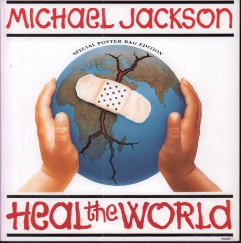 Heal the world/She drives me wild (poster-cover, 1991) / Vinyl single [Vinyl-Single 7'']