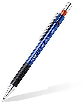 STAEDTLER 7755BK25DA Mars micro Druckbleistift 775 05 und Feinminen HB, 0. 5 mm, 1 Stück