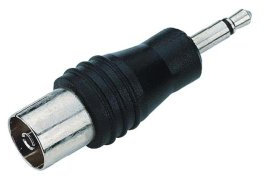 Adaptateur COAXIAL Femelle vers Jack 3.5 Male Mono