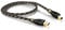 VIABLUE KR-2 Silver USB-Kabel 2.0 * Typ A/B * Triple-Shield Technologie * 24 Karat echtvergoldete Kontakte * inkl. Sleeve * 150 cm * 1.5 m