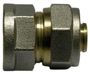 Raccordo diritto F per tubo multistrato a stringere 3/4 x20mm